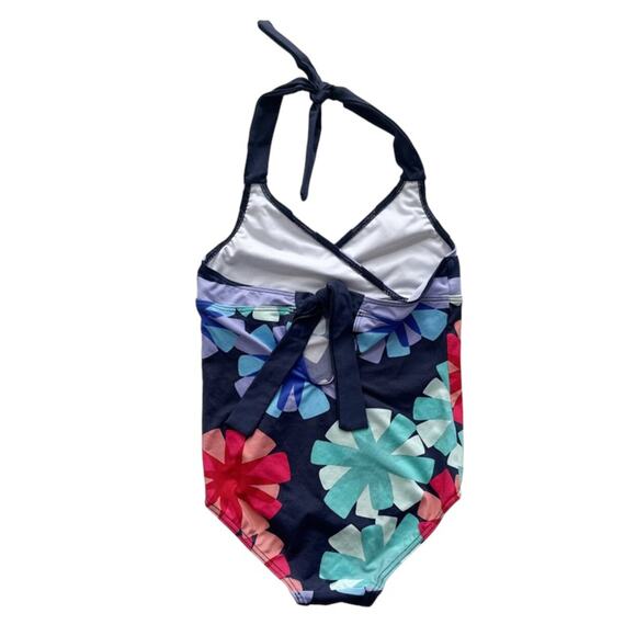 Tea Collection Mixed Print Swimsuit Size 4 - Picture 3 of 4